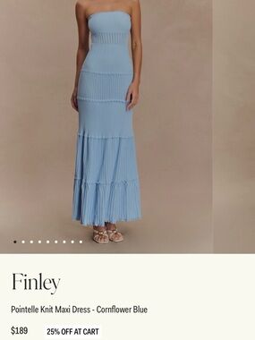 NWT Meshki Finley dress- cornflower blue/small